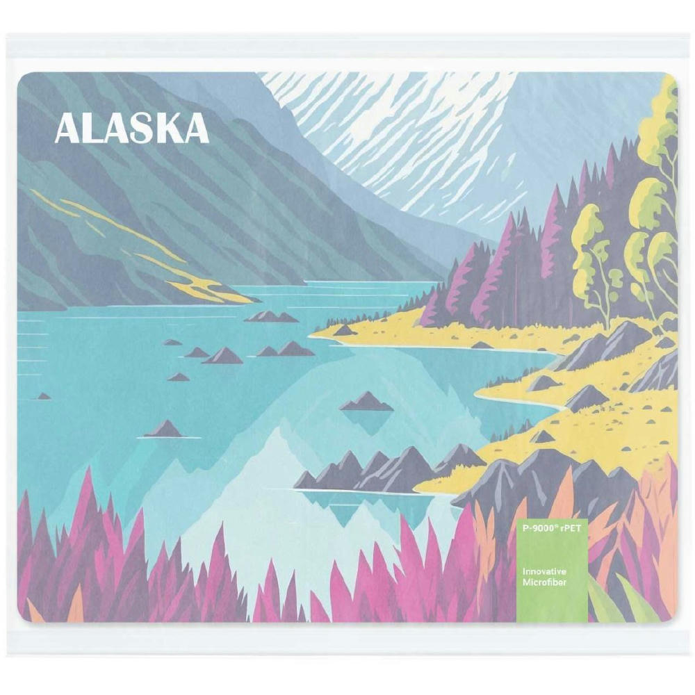 POLYCLEAN rPET Displaytuch 18x15 cm im Pergaminbeutel, All-Inclusive-Paket 