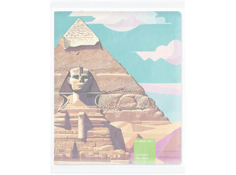 POLYCLEAN rPET Displaytuch 30x20 cm im Pergaminbeutel, All-Inclusive-Paket 