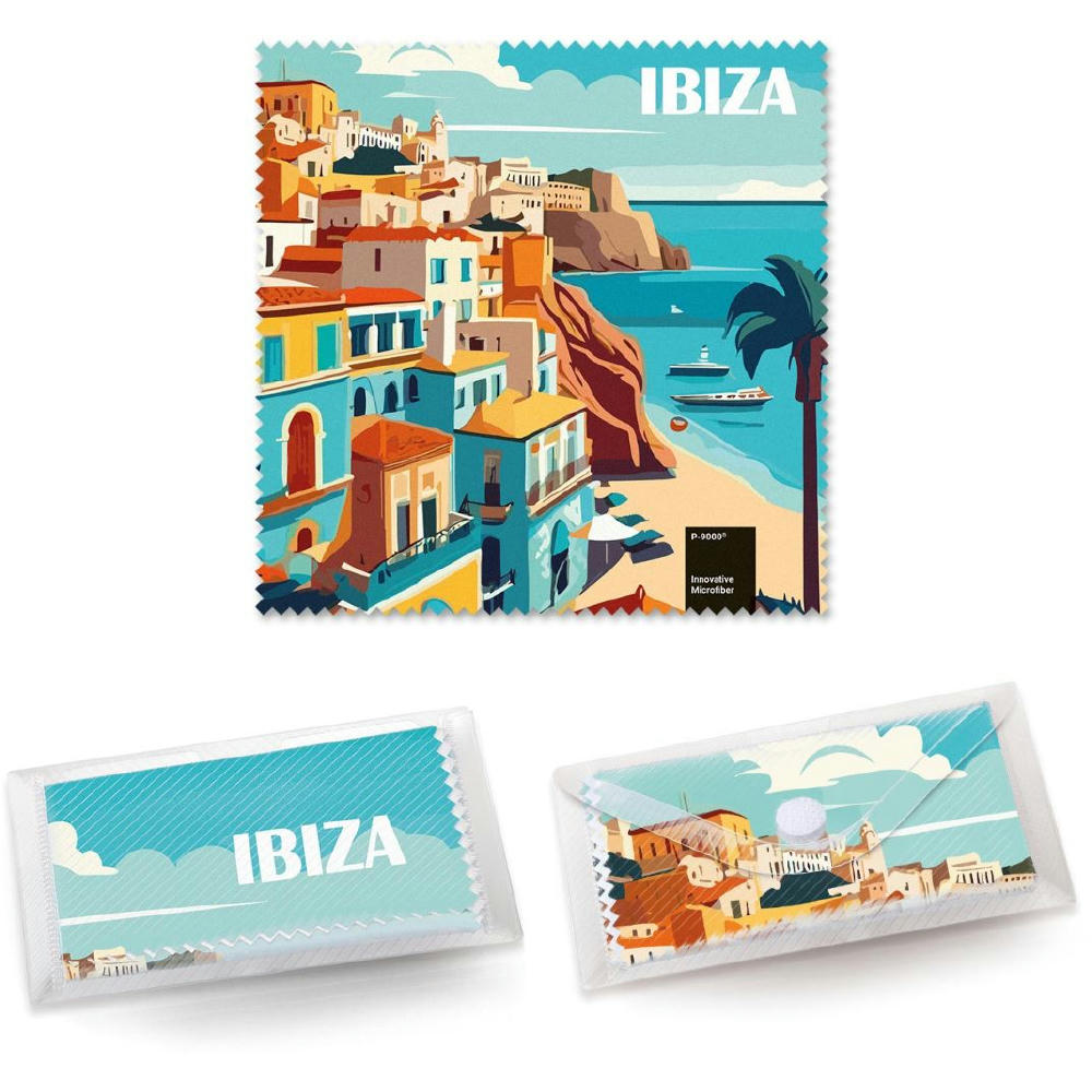 POLYCLEAN Brillenputztuch 15x15 cm im Etui, All-Inclusive-Paket