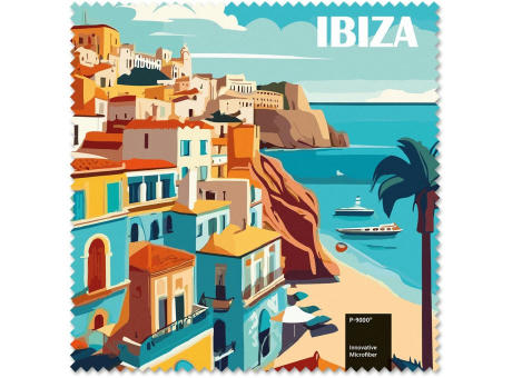 POLYCLEAN Brillenputztuch 15x15 cm im Etui, All-Inclusive-Paket