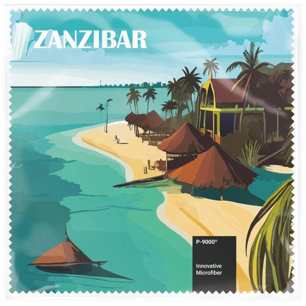 POLYCLEAN Brillenputztuch 18x18 cm im Polybeutel, All-Inclusive-Paket