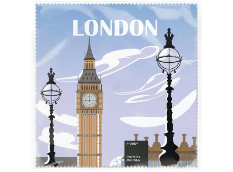 POLYCLEAN Brillenputztuch 20x20 cm im Polybeutel, All-Inclusive-Paket