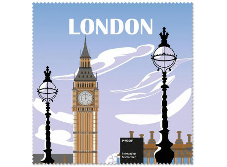 POLYCLEAN Brillenputztuch 20x20 cm im Polybeutel, All-Inclusive-Paket