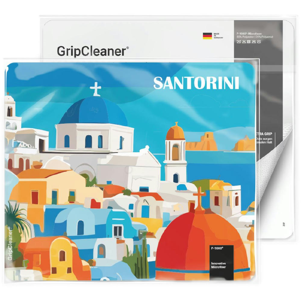 GripCleaner® 4in1 Mousepad 23x20 cm, All-Inclusive-Paket