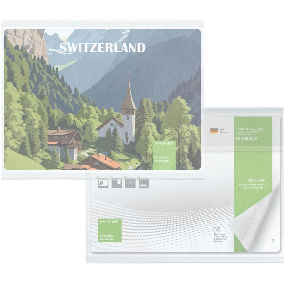 rPET GripCleaner® 4in1 Mousepad 21x15 cm, All-Inclusive-Paket 