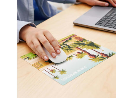 rPET GripCleaner® 4in1 Mousepad 28x16 cm, All-Inclusive-Paket 