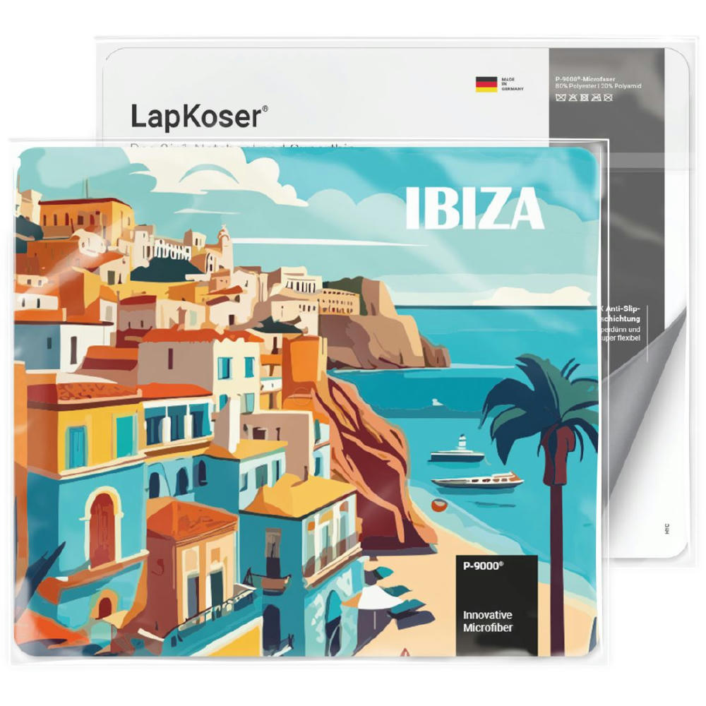 LapKoser® 3in1 Notebookpad 23x20 cm, All-Inclusive-Paket