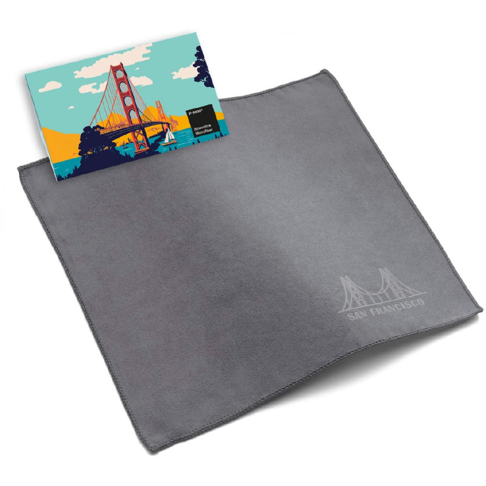 Microfaser-Prägetuch 20x20 cm im Papieretui, All-Inclusive-Paket