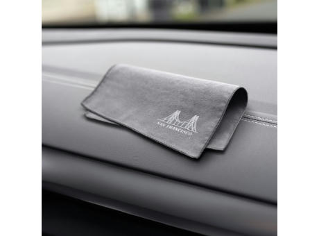 Microfaser-Prägetuch 20x20 cm im Papieretui, All-Inclusive-Paket