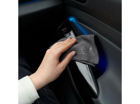 Microfaser-Prägetuch 20x20 cm im Papieretui, All-Inclusive-Paket