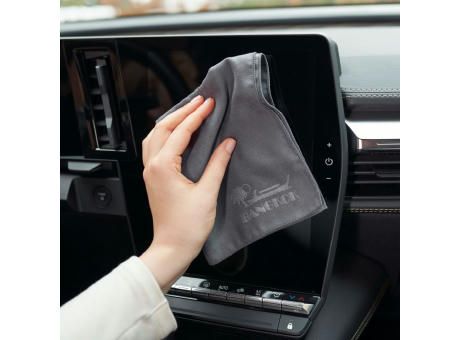 Microfaser-Prägetuch 30x30 cm in Faltschachtel, All-Inclusive-Paket