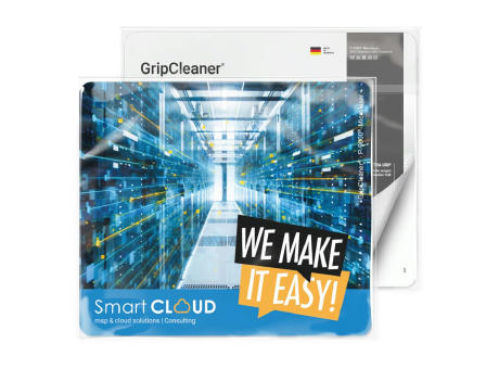 GripCleaner® 4in1 Mousepad 23x20 cm, All-Inclusive-Paket