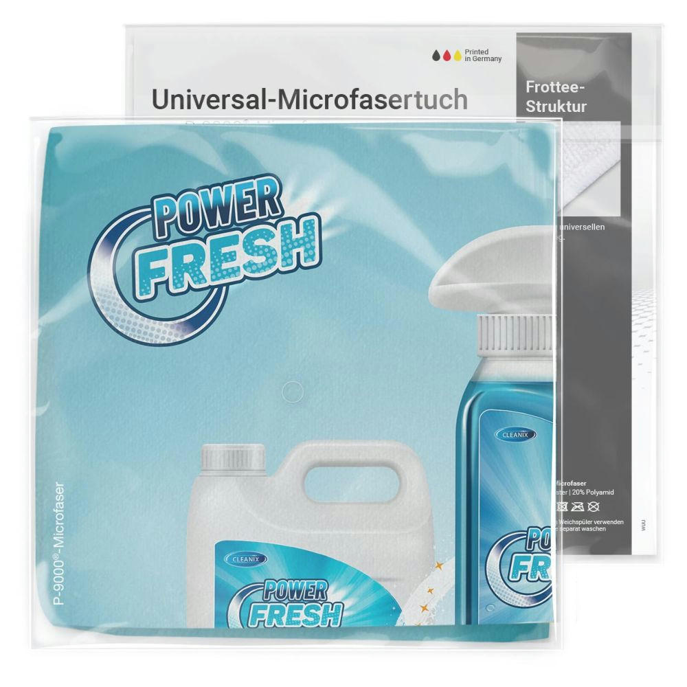 Universal-Microfasertuch 30x30 cm, All-Inclusive-Paket