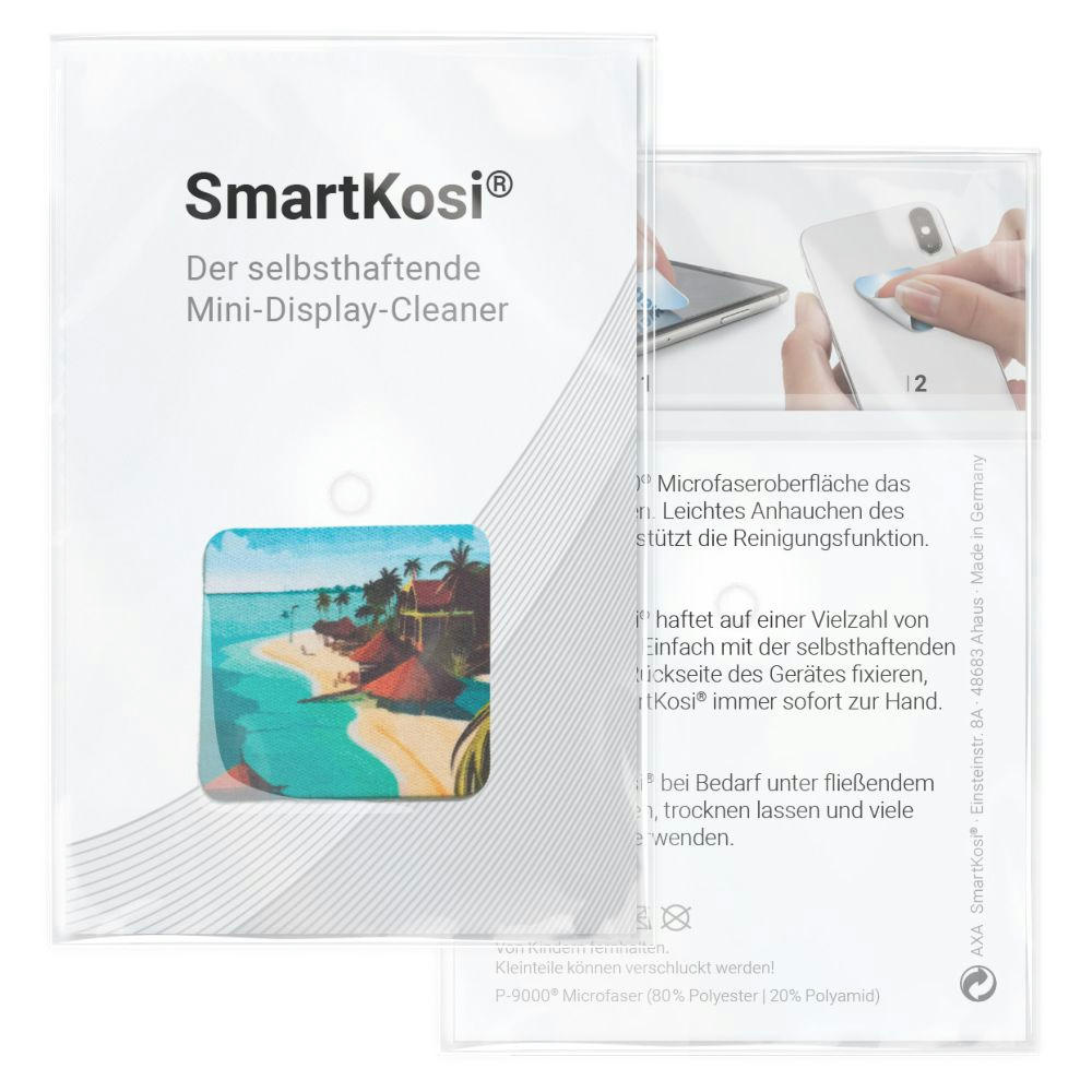 Display-Cleaner SmartKosi® 2,8x2,8 cm - 4 Wochen Lieferzeit! All-Inclusive-Paket