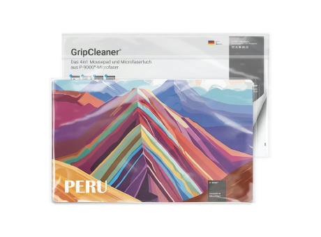GripCleaner® 4in1 Mousepad 28x16 cm, All-Inclusive-Paket