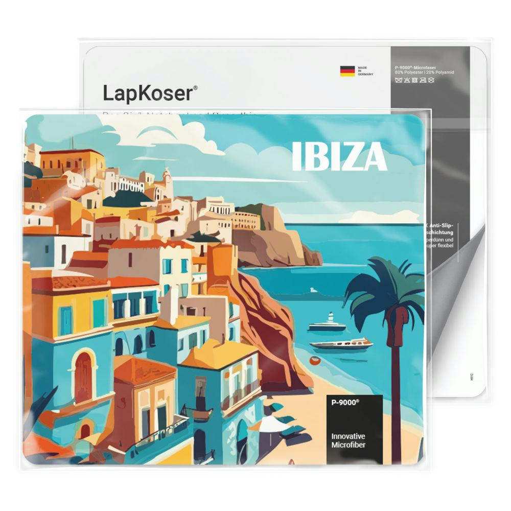 LapKoser® 3in1 Notebookpad 23x20 cm, All-Inclusive-Paket