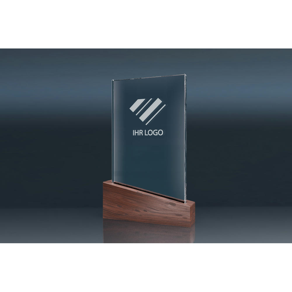 Crystal Trophy WOODEN SLOPE
