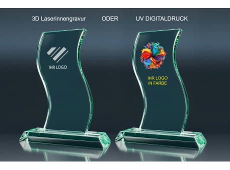 Crystal Trophy THIN WAVE (M)