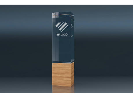 Crystal Trophy WOOD (S)