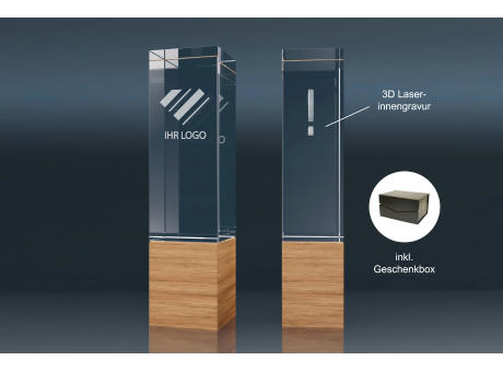 Crystal Trophy WOOD (S)