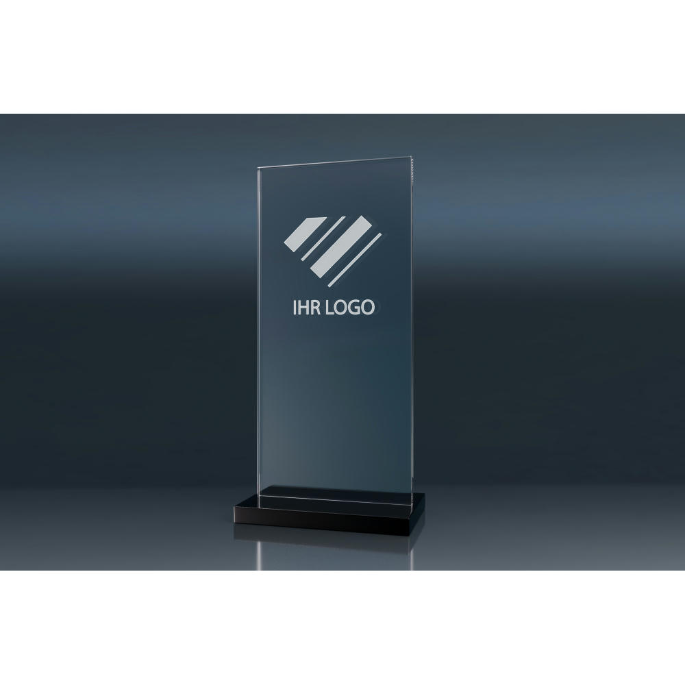 Crystal Trophy BLACK STAND (M)