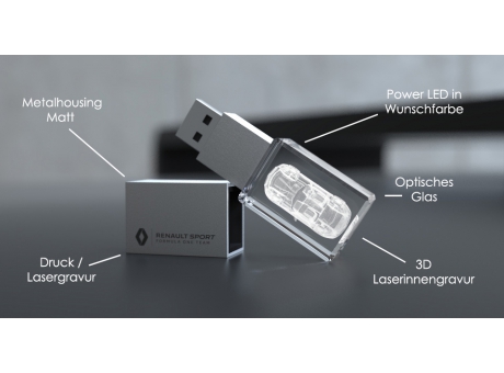 USB CRYSTAL 3D (8GB)