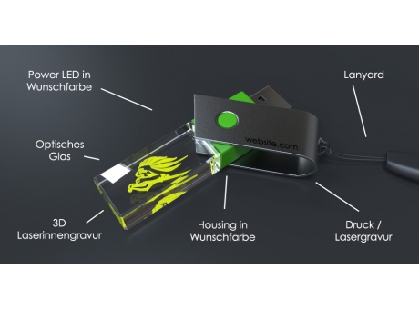 USB Crystal turn (16GB)