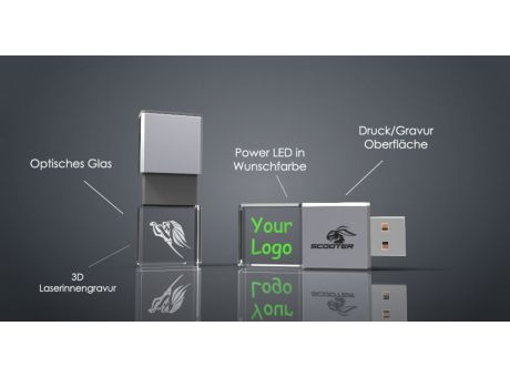 USB CRYSTAL SLIDE (4GB) 