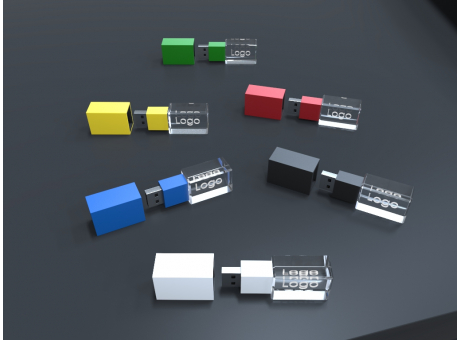 USB CRYSTAL 3D colour (16GB) 3.0