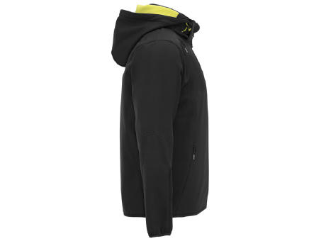 SOFTSHELL SIBERIA T/XXL NEGRO/LIMA PUNCH