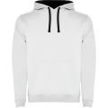 SUDADERA URBAN CON CAPUCHA T/XS BLANCO/MARINO