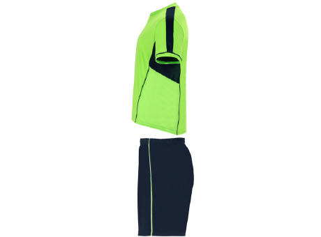 CONJUNTO DEPORTIVO BOCA T/L VERDE FLUOR/MARINO