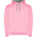 SUDADERA URBAN CON CAPUCHA T/XS ROSA CLARO/GRIS VIGORE