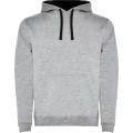 SUDADERA URBAN CON CAPUCHA T/XS GRIS VIGORE/NEGRO
