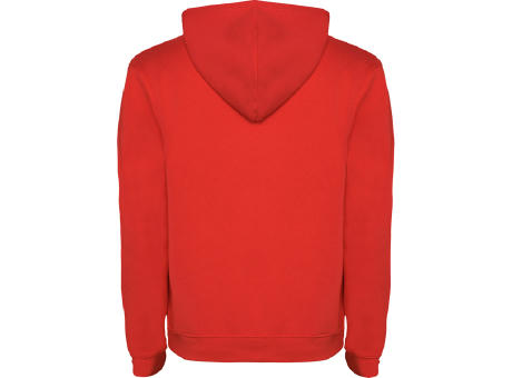 SUDADERA URBAN CON CAPUCHA T/XL ROJO/NEGRO