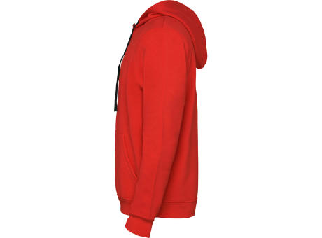 SUDADERA URBAN CON CAPUCHA T/XL ROJO/NEGRO