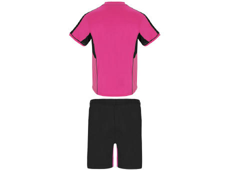 CONJUNTO DEPORTIVO BOCA T/4 FUCSIA/NEGRO