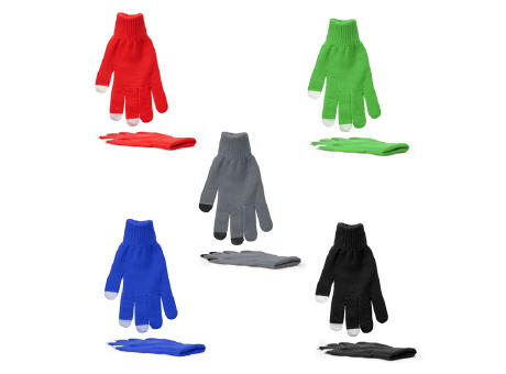 GUANTES TÁCTILES ZELAND ROJO