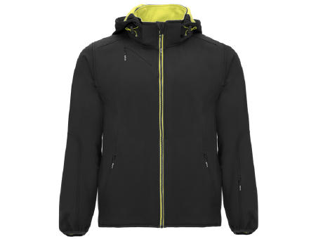 SOFTSHELL SIBERIA T/XXL NEGRO/LIMA PUNCH