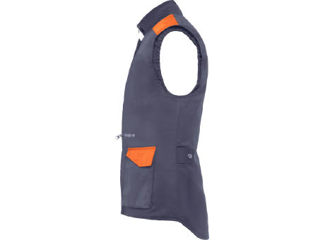 CHAQUETA ARMADA T/S PLOMO/NARANJA