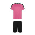 CONJUNTO DEPORTIVO TITAN T/S ROSA SEDA/NEGRO