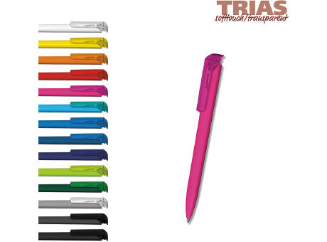 Klio-Eterna - Trias softtouch/transparent - Druckkugelschreiber