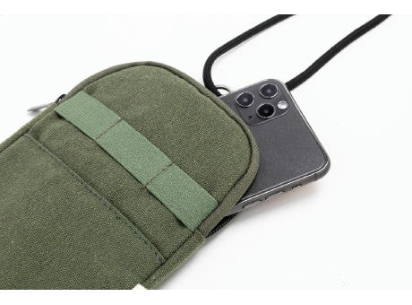 Umhängetasche für Handys aus recyceltem Canvas CanvaFon
