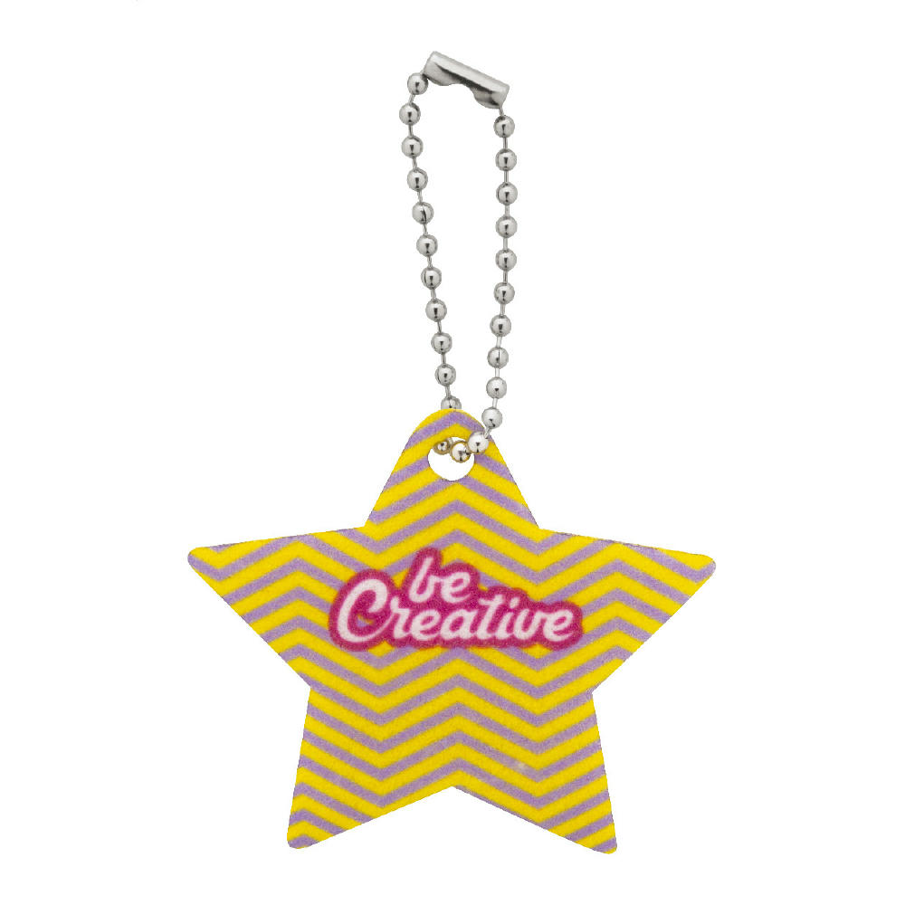 Schlüsselanhänger Weihnachten, Stern CreaFelt Key Xmas