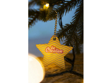 Schlüsselanhänger Weihnachten, Stern CreaFelt Key Xmas