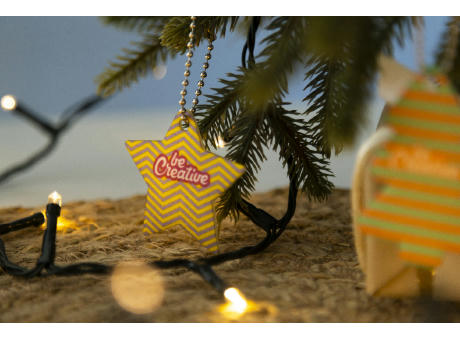 Schlüsselanhänger Weihnachten, Stern CreaFelt Key Xmas