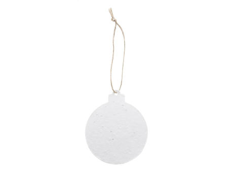 Weihnachtsbaumschmuck aus Saatgutpapier, rund CreaJul Seed