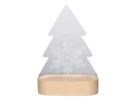 Weihnachtsbaum LED-Lichttrophäe Woodify Xmas