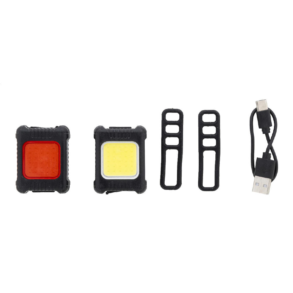 wiederaufladbares Fahrradlichtset Cobik