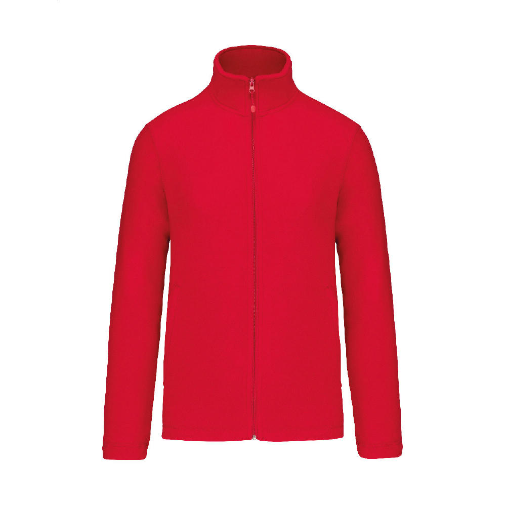 Fleecejacke mit durchgehendem Reißverschluss KA9102